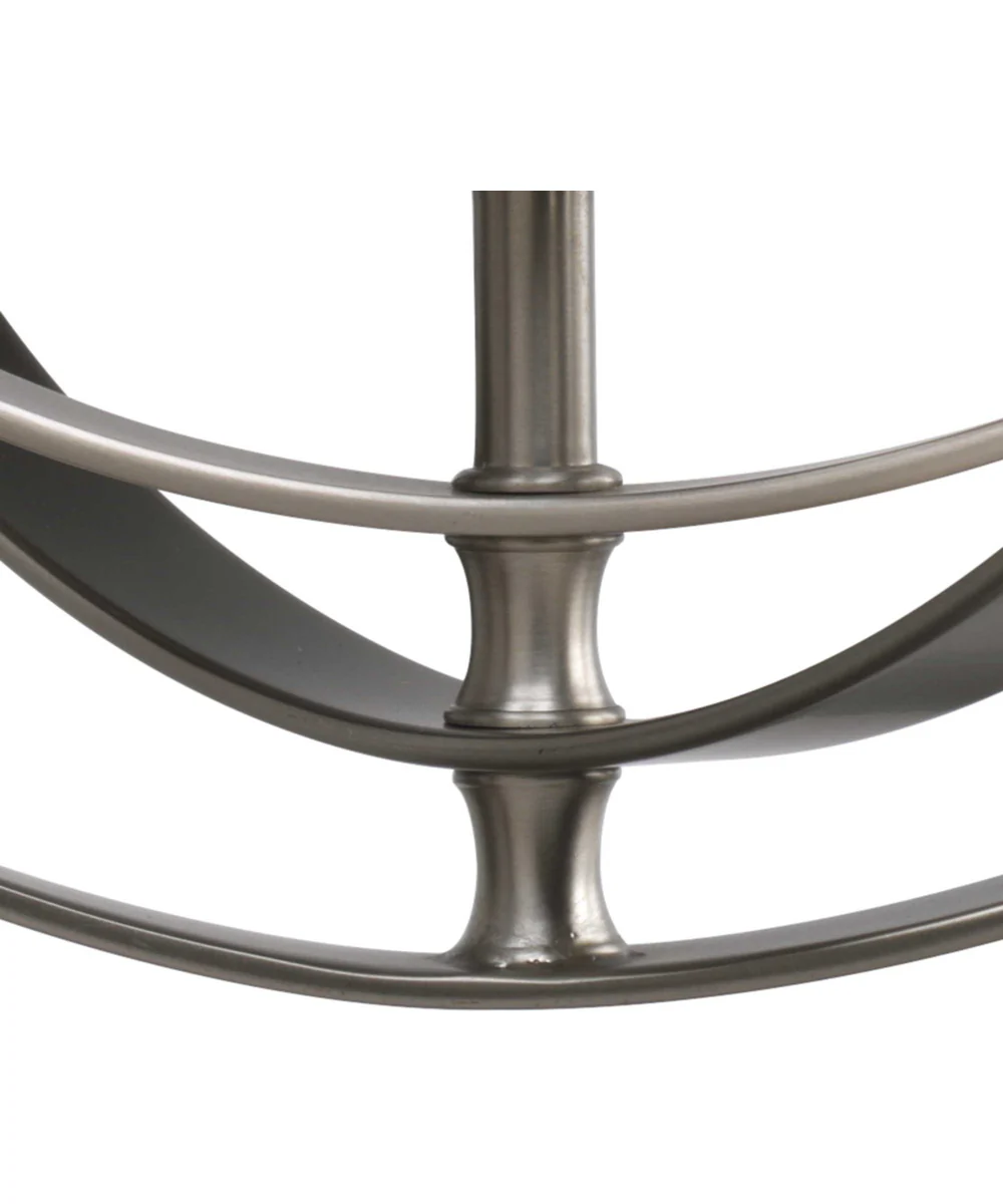 Equinox 5-Light New Traditional Sphere Pendant Light Burnished Silver - Image 3