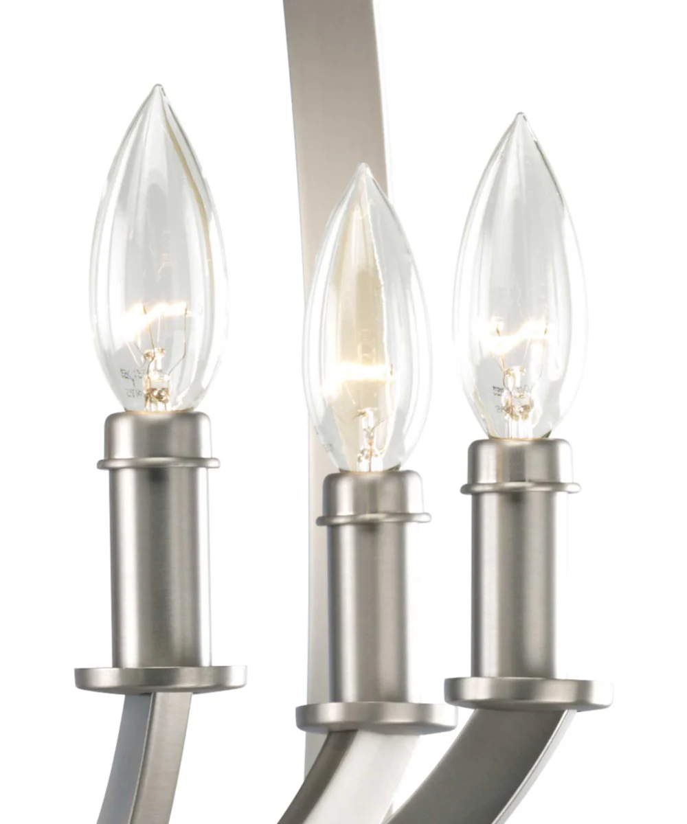 Equinox 6-Light Foyer Pendant Burnished Silver - Image 6