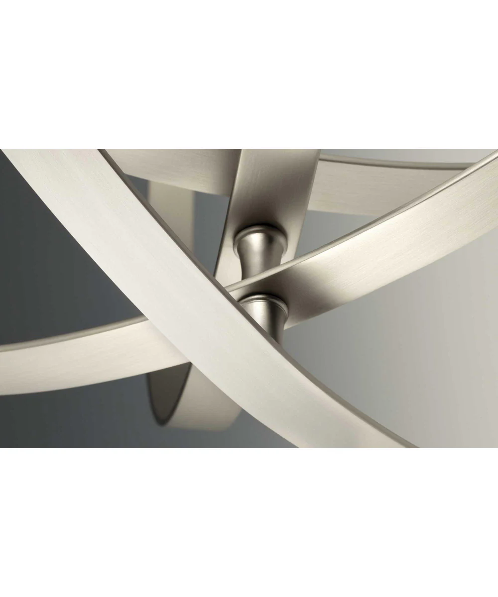 Equinox 6-Light Foyer Pendant Burnished Silver - Image 8