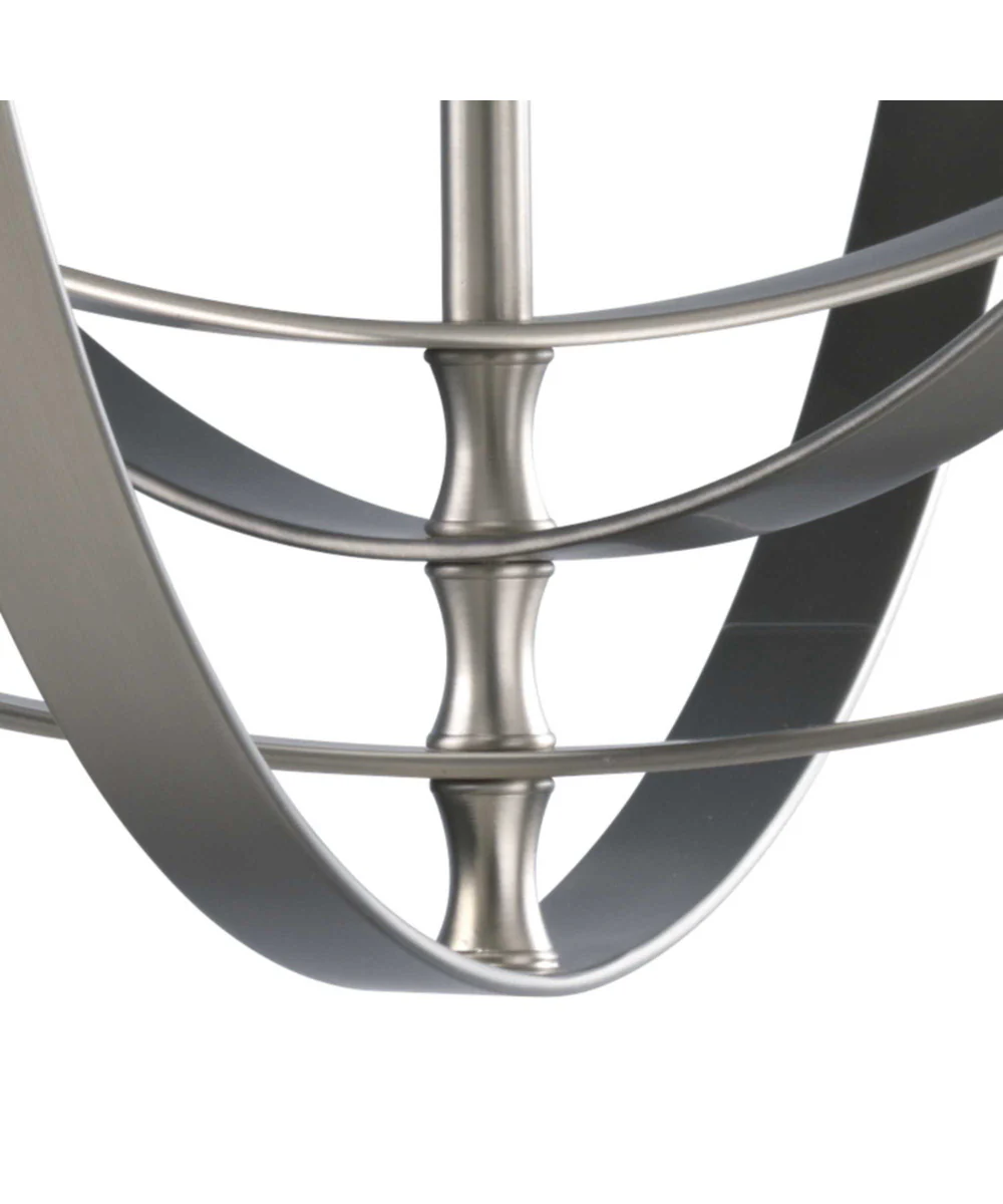 Equinox 6-Light Foyer Pendant Burnished Silver - Image 9