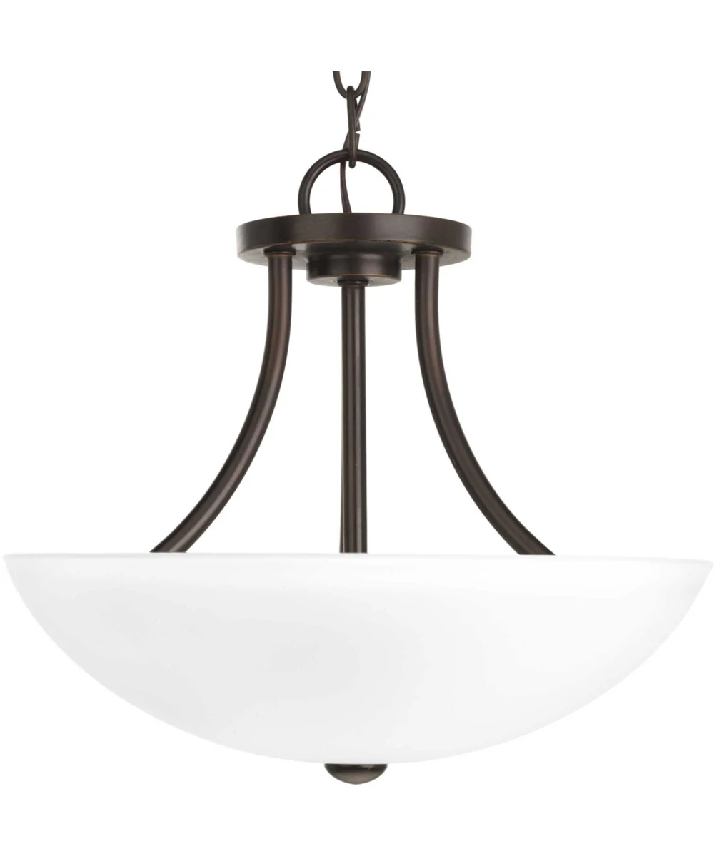 Gather 2-Light 12-7/8" Semi-Flush Convertible Antique Bronze - Image 3