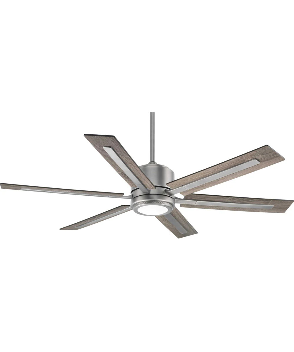 Glandon 60" 6-Blade Ceiling Fan Antique Nickel - Image 12