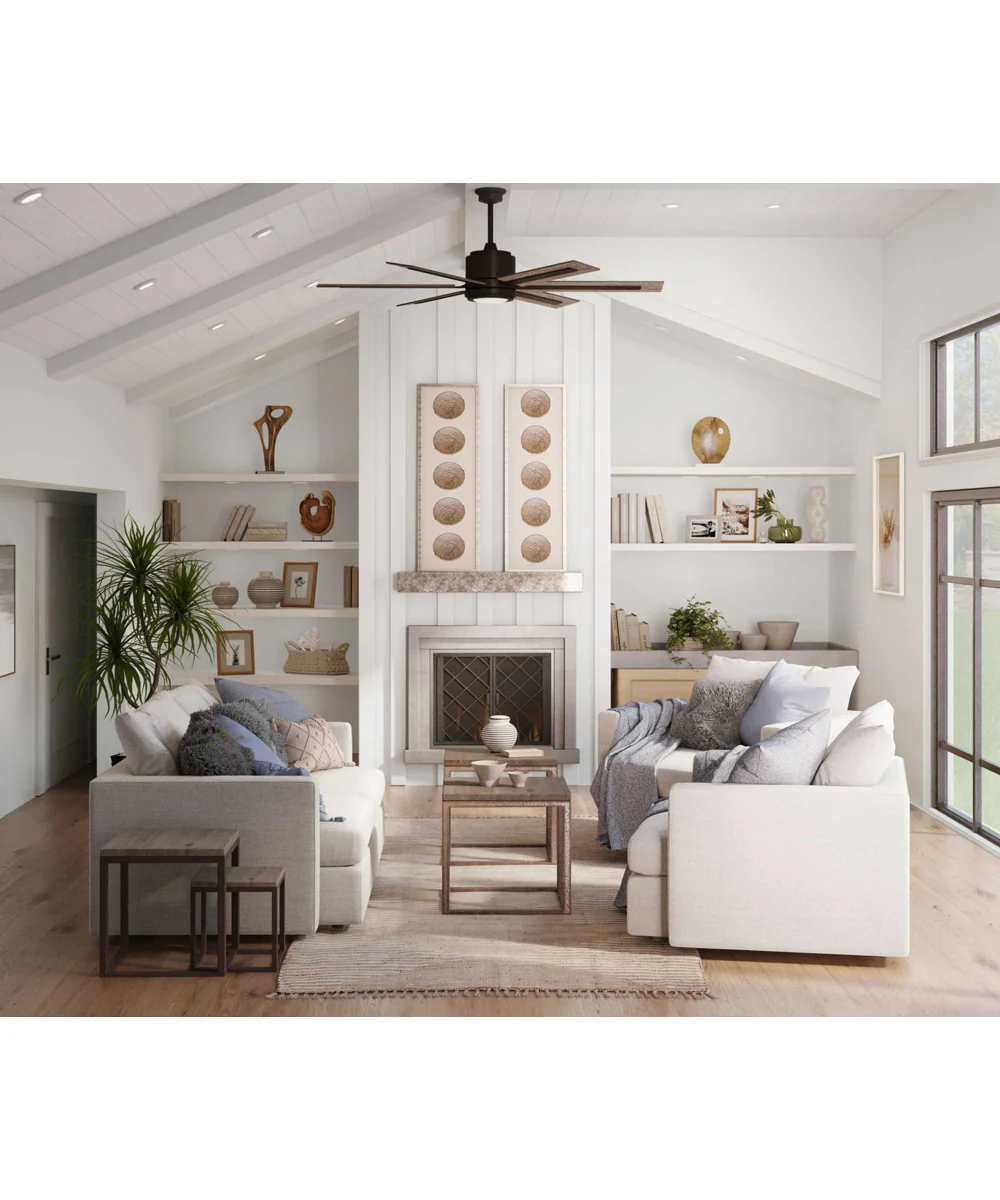 Glandon 60" 6-Blade Ceiling Fan Gilded Iron - Image 3