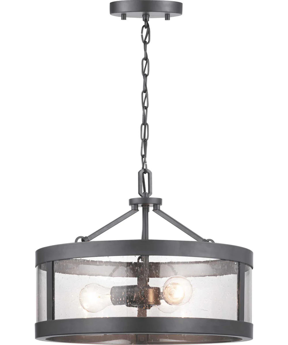 Gresham 3-Light Semi-Flush Convertible Graphite - Image 5