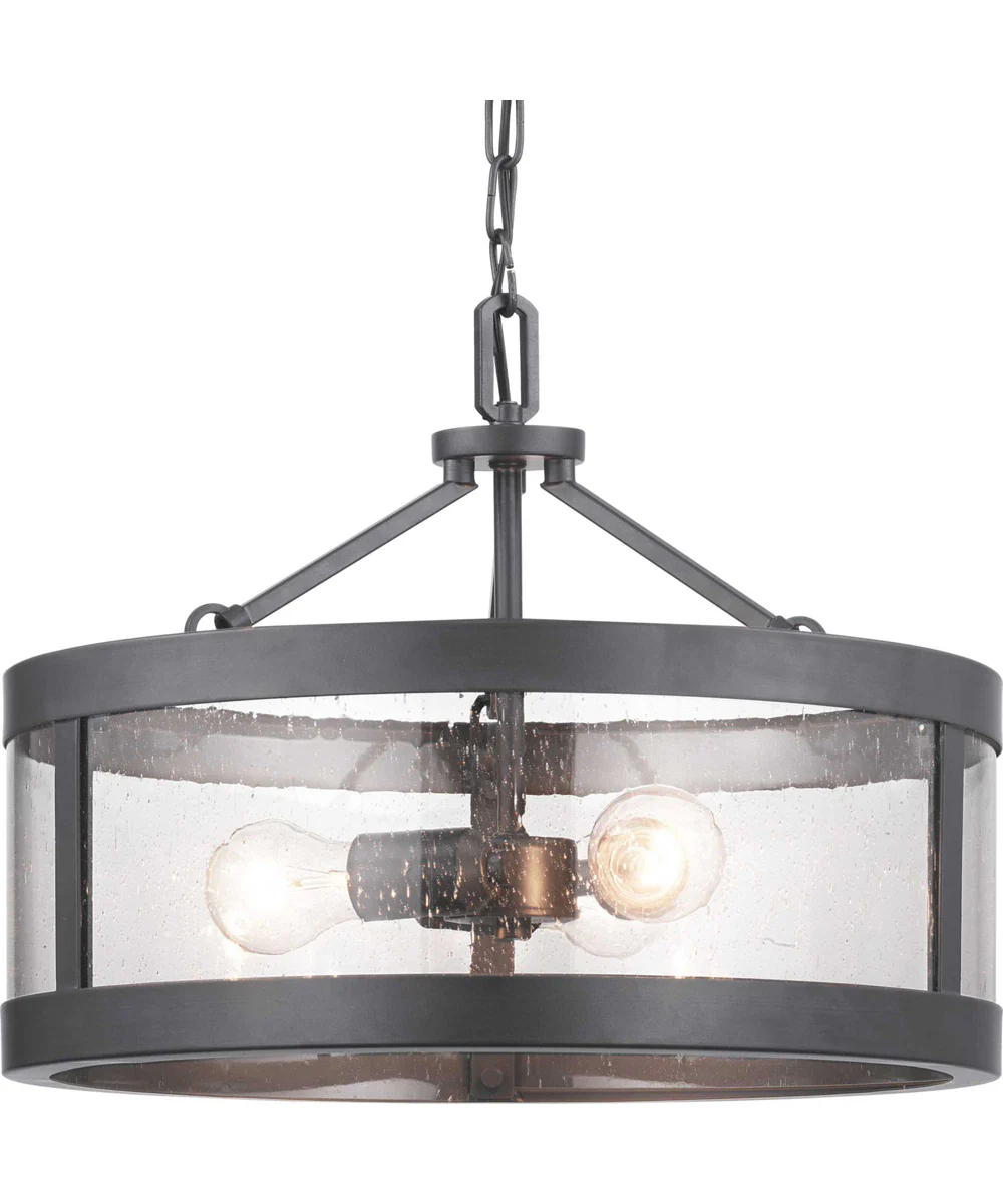 Gresham 3-Light Semi-Flush Convertible Graphite - Image 6