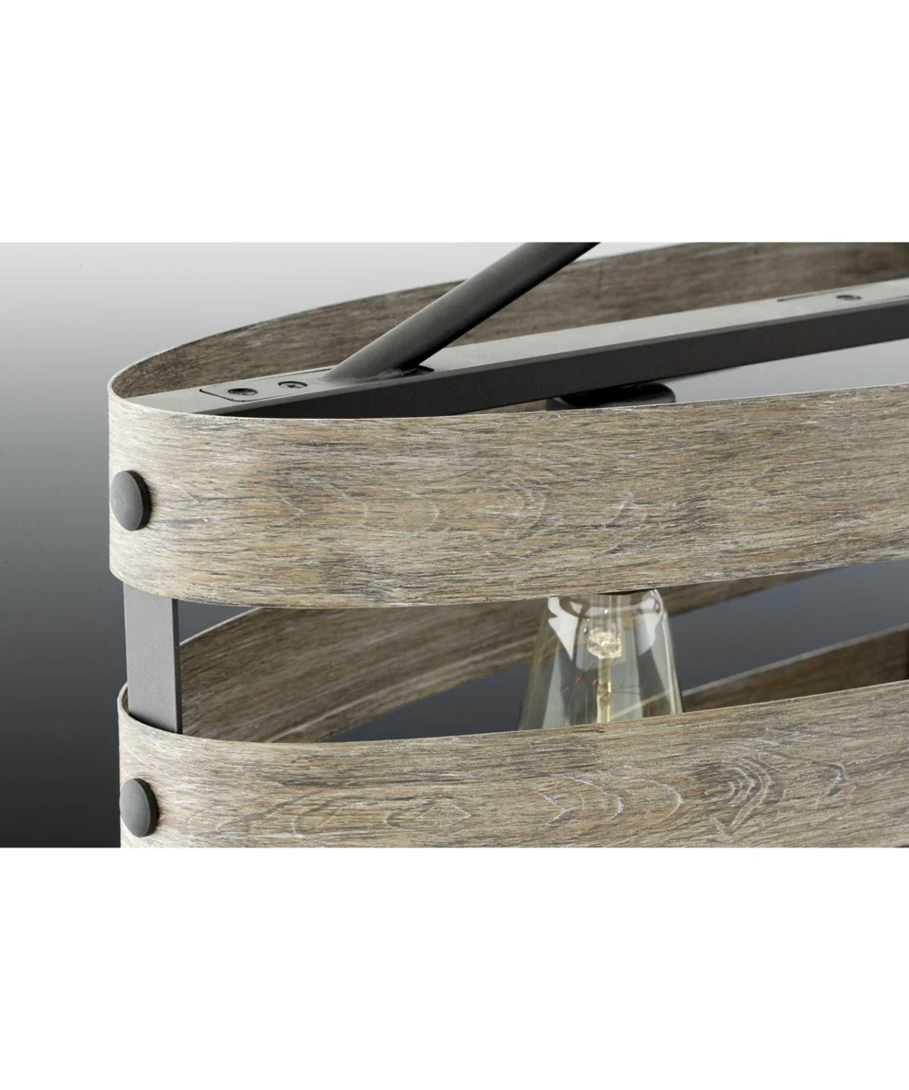 Gulliver 4-Light Coastal Linear Chandelier Light Graphite - Image 6