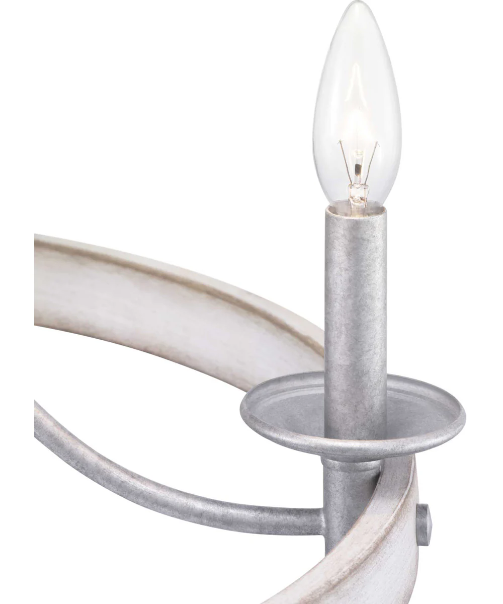 Gulliver 5-Light Coastal Chandelier Light Galvanized Finish - Image 7