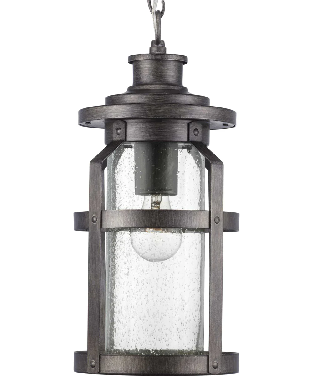 Haslett 1-Light Hanging Lantern Antique Pewter - Image 3