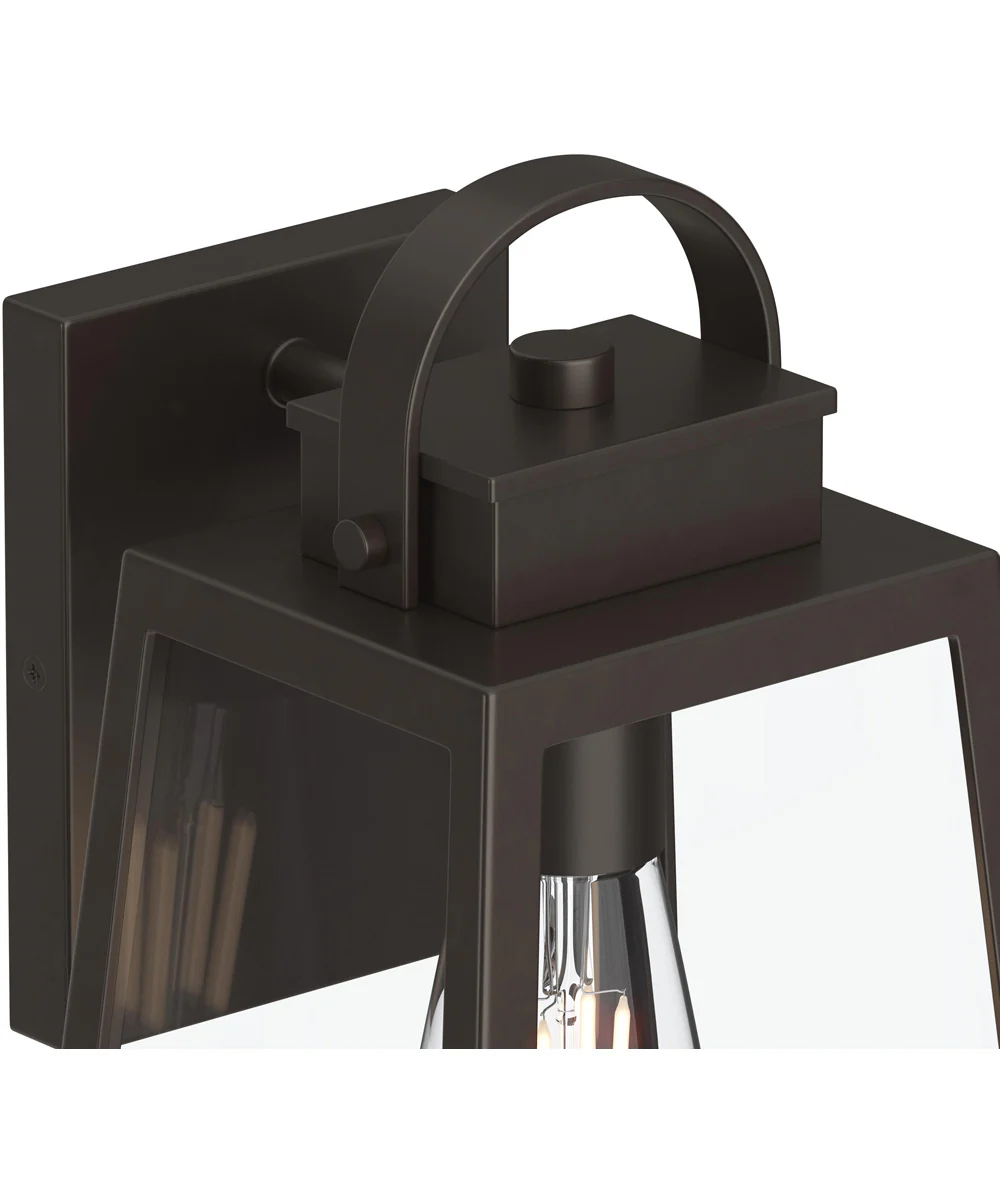 Hedry Medium Outdoor Wall Lantern with Clear Glass Panels Antique Bronze - Image 5