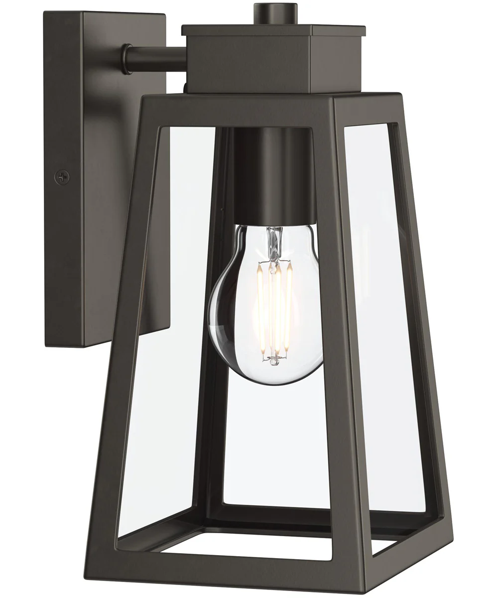 Hedry Small Outdoor Wall Lantern with Clear Glass Panels Antique Bronze - Image 7