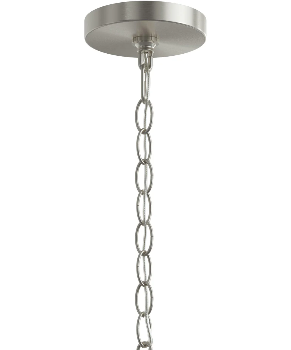 Ilia 1-Light Pendant with Clear Glass Shade Brushed Nickel - Image 5