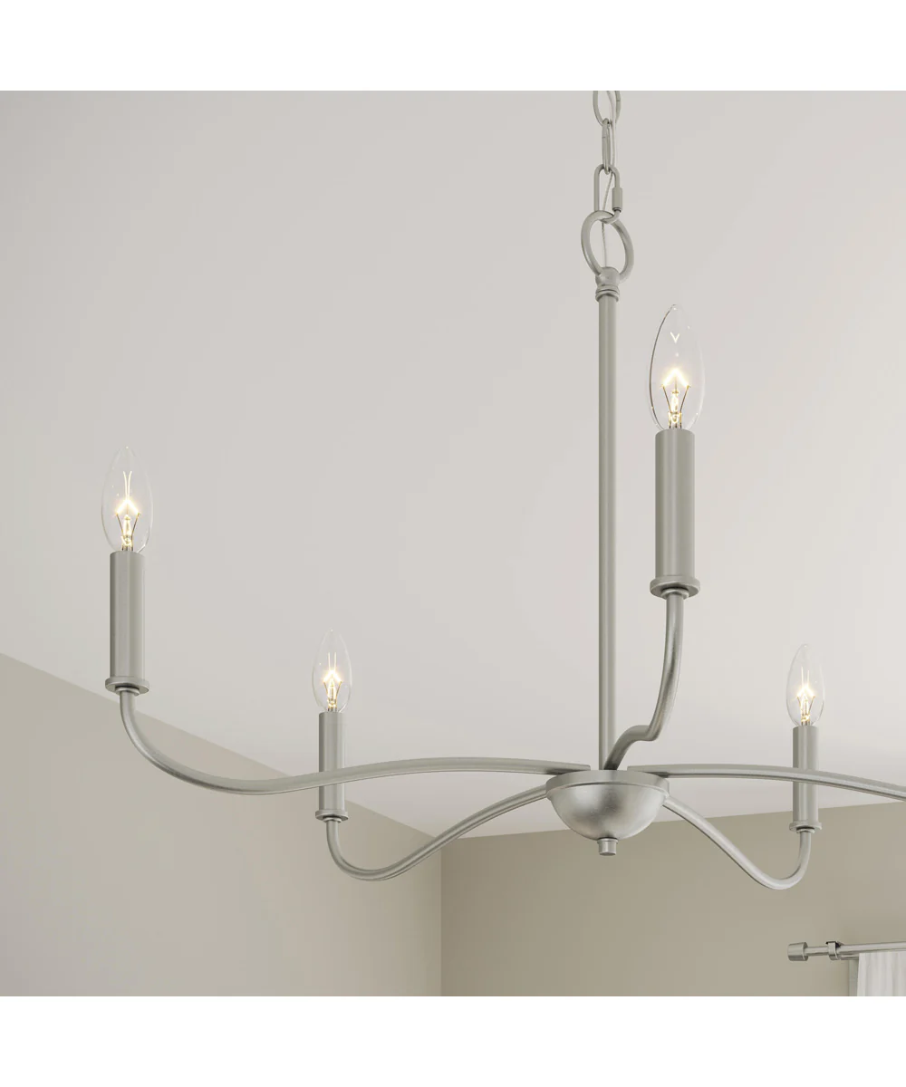 Ilia 5-Light Chandelier Brushed Nickel - Image 8