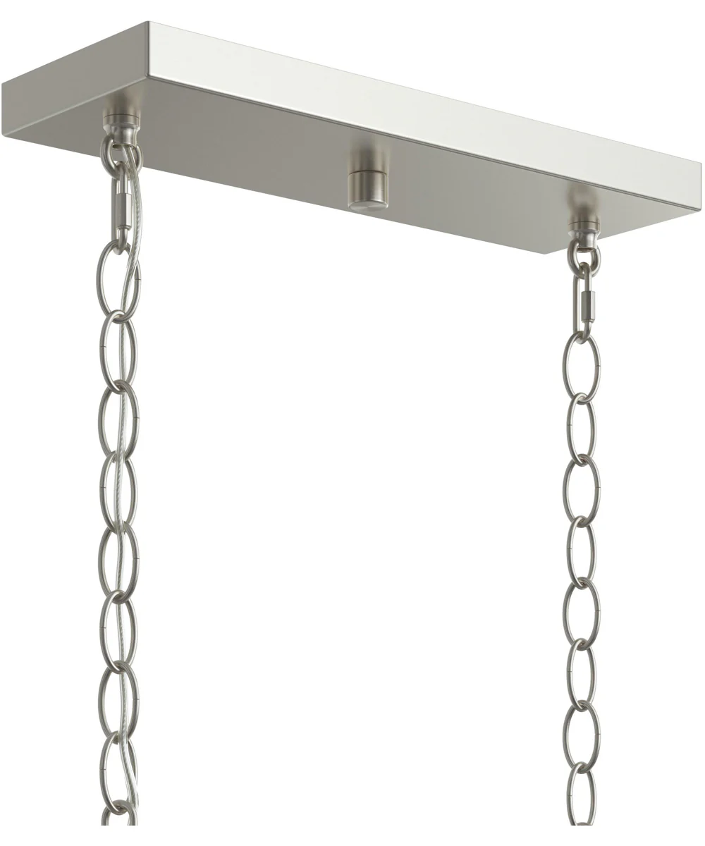 Ilia 6-Light Island Chandelier Brushed Nickel - Image 6
