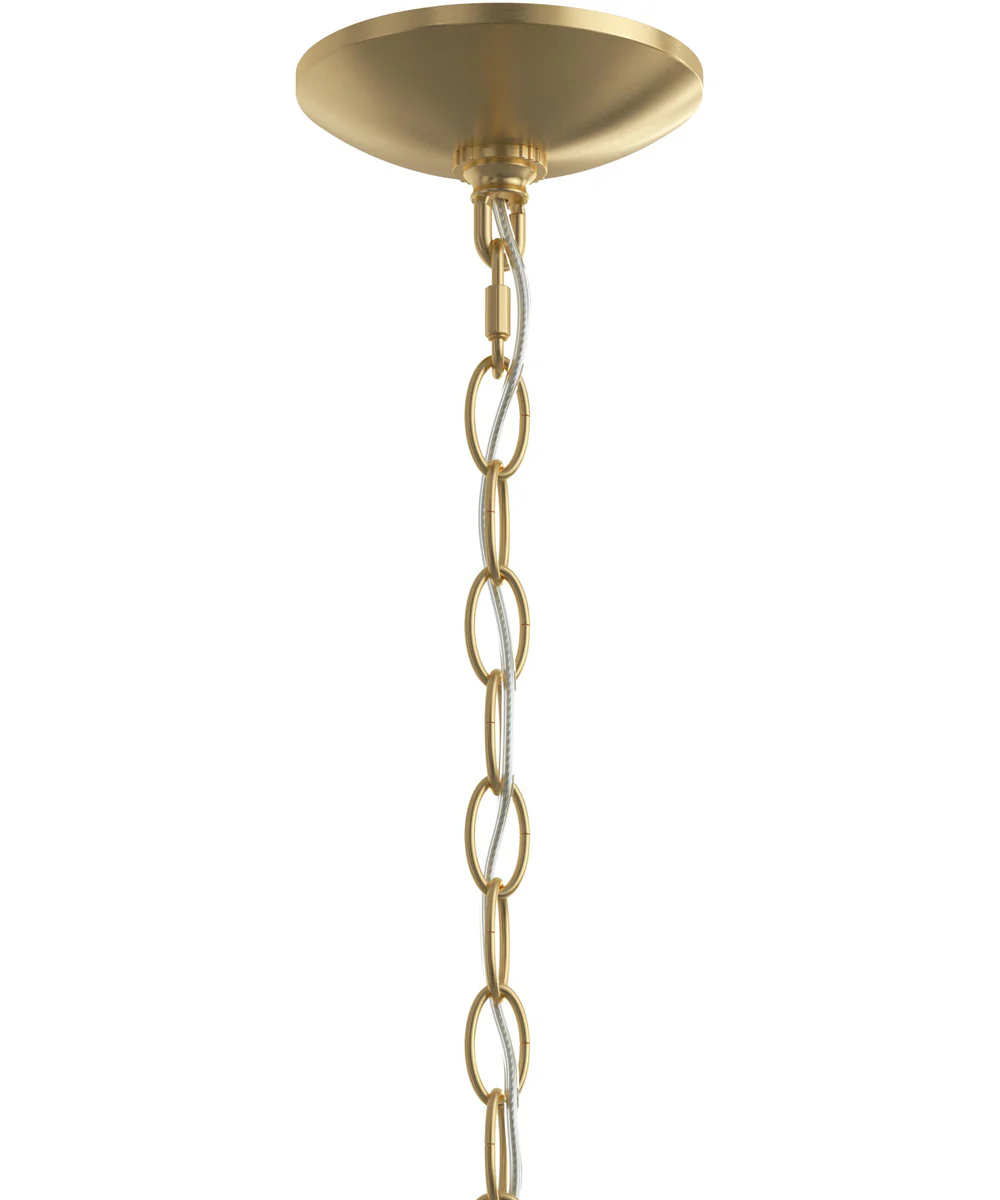 Ilia 9-Light Two-Tier Chandelier Brushed Gold - Image 4