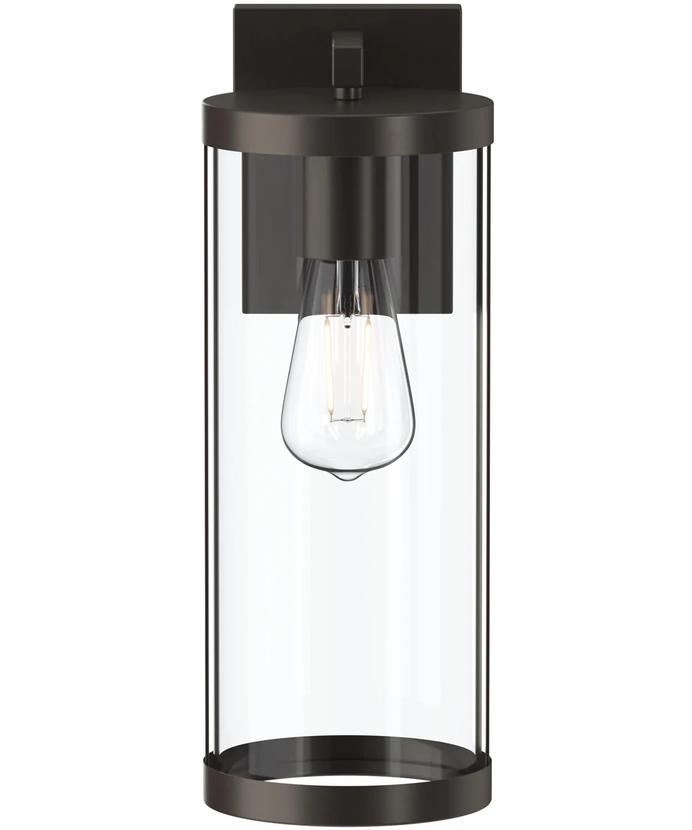 Kagen Large Outdoor Wall Light with Clear Glass Panels Antique Bronze - Image 6