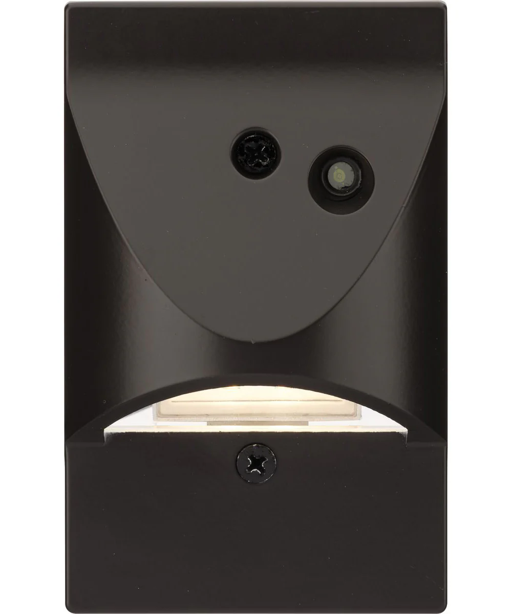 LED Indoor/Outdoor Integrated LED Wall or Step Light with Photocell Antique Bronze - Image 7