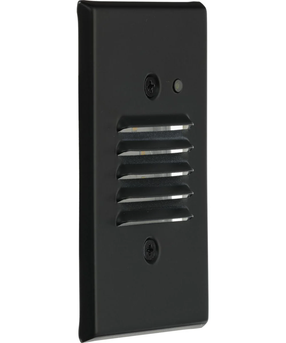 LED Indoor/Outdoor Integrated LED Wall or Step Light with Photocell Black - Image 8