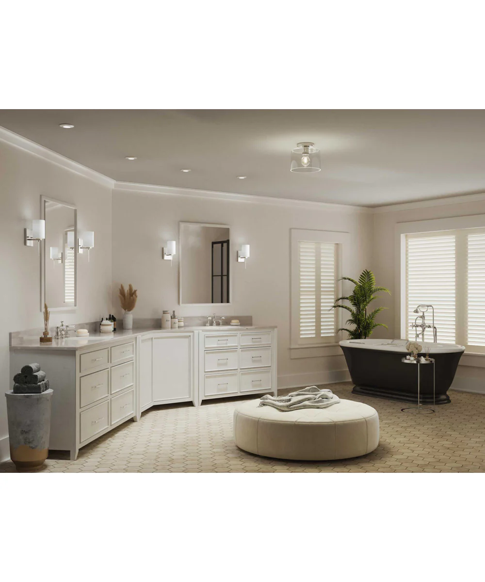 Lisbon 1-Light Bath & Vanity Polished Nickel - Image 3