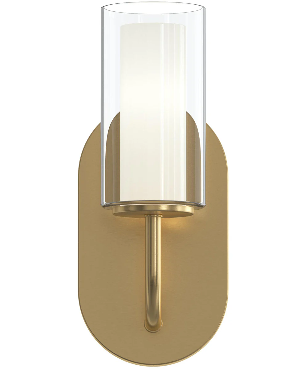 Mack 1-Light Wall Sconce with Layered Glass Shade Brushed Gold - Image 6