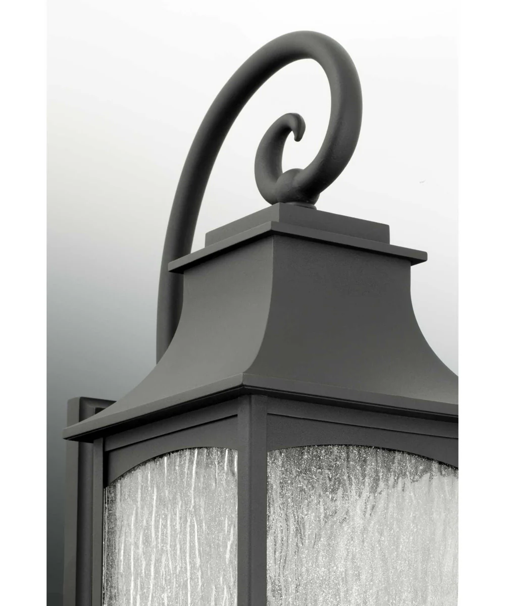 Maison 2-Light Hanging Lantern Textured Black - Image 2