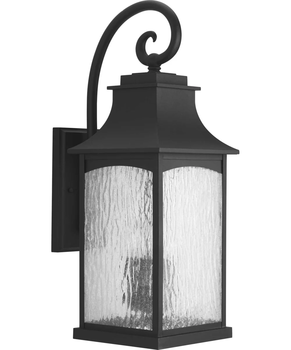 Maison 3-Light Large Wall Lantern Textured Black