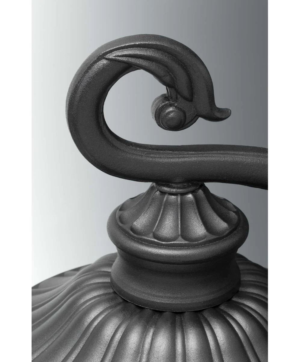 Meridian 2-Light Large Wall Lantern Textured Black - Image 4