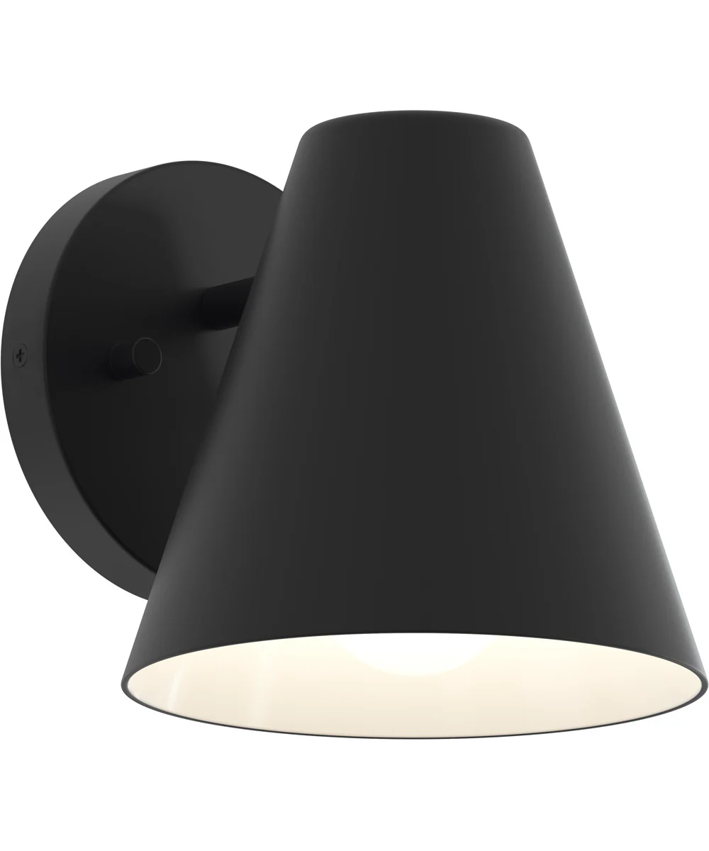 Mik Medium Outdoor Wall Light Matte Black