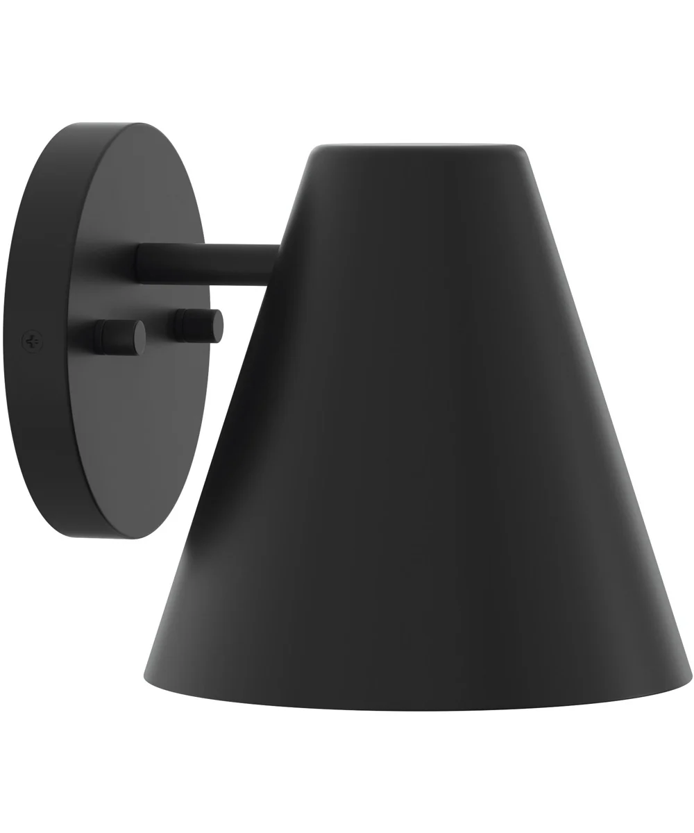 Mik Medium Outdoor Wall Light Matte Black - Image 6