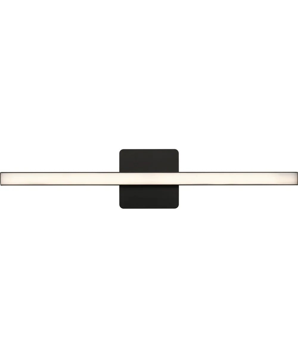 Phase 4 24 in. Medium Modern Integrated 3CCT Integrated LED Linear Vanity Light Matte Black - Image 7