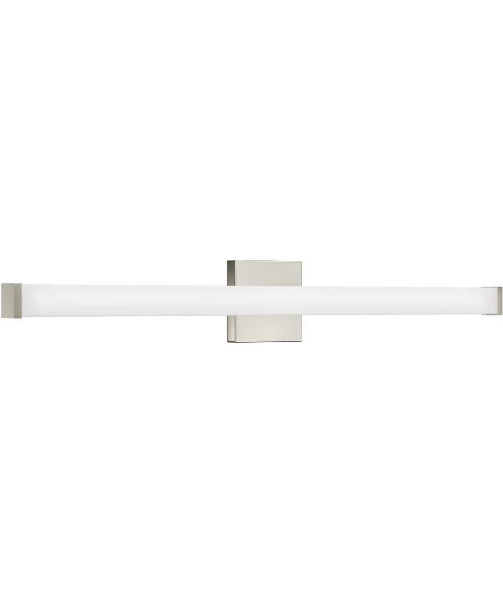 Phase 6.1 36 in. 5CCT Integrated LED Linear Vanity Light Brushed Nickel