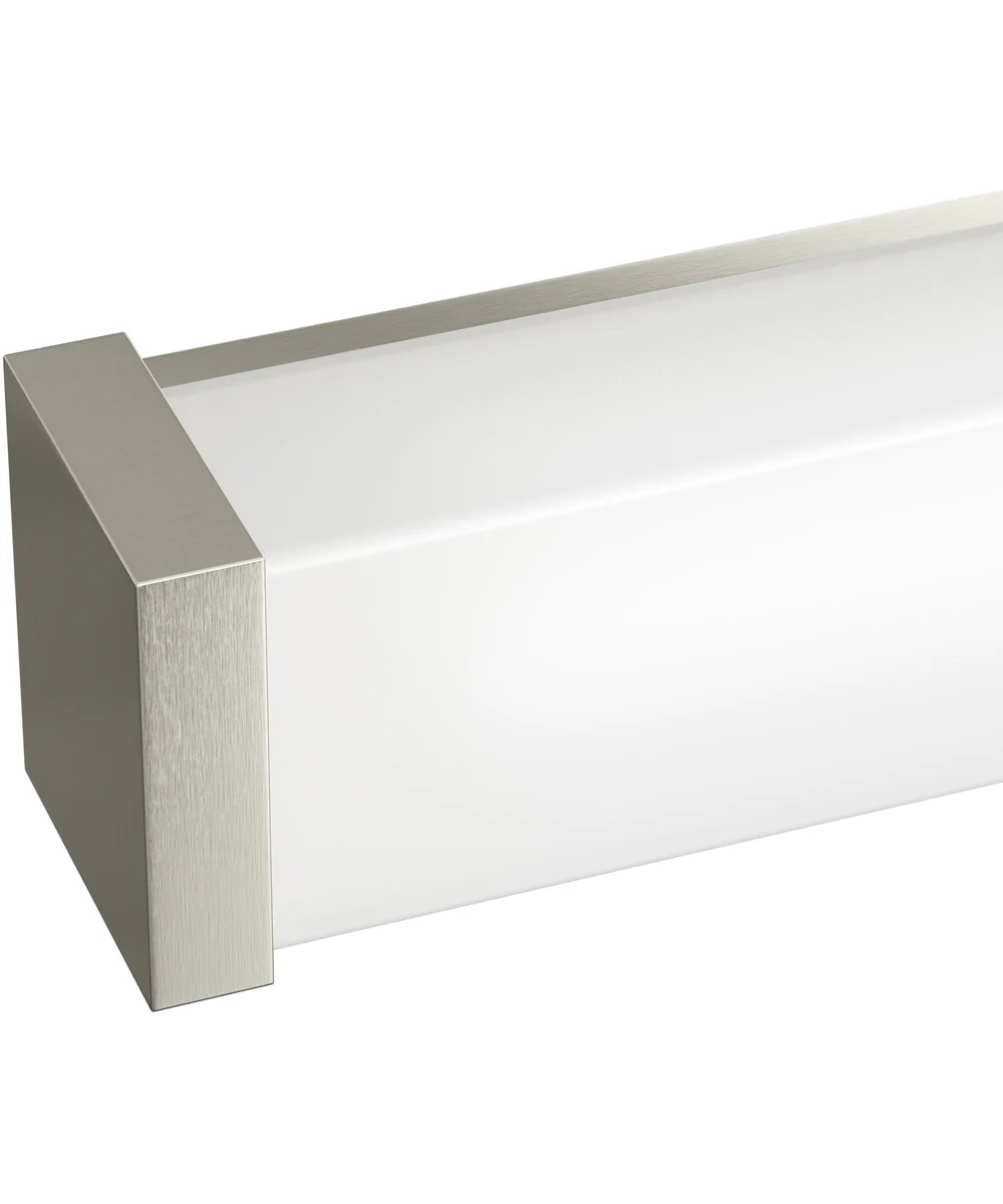 Phase 6.1 36 in. 5CCT Integrated LED Linear Vanity Light Brushed Nickel - Image 6