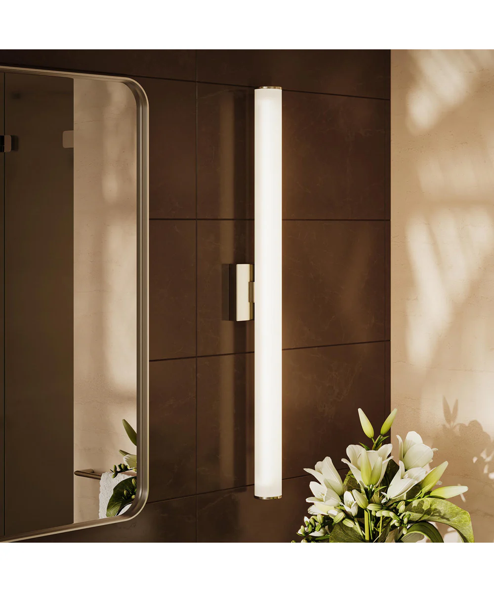 Phase 6.2 36 in. 5CCT Integrated LED Linear Vanity Light Brushed Nickel - Image 13