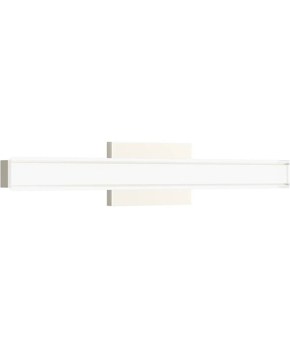 Phase 6.3 24 in. 5CCT Integrated LED Linear Vanity Light Brushed Nickel