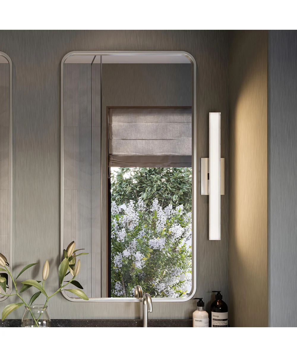 Phase 6.3 24 in. 5CCT Integrated LED Linear Vanity Light Brushed Nickel - Image 12