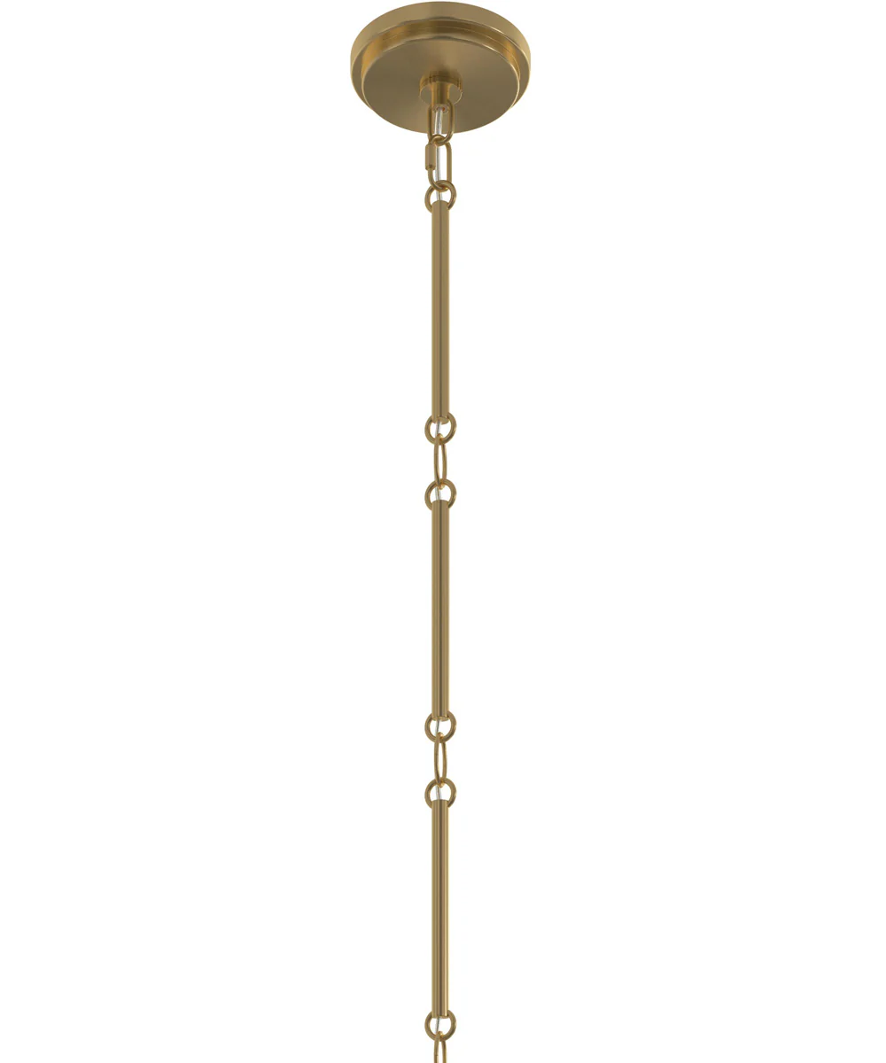Pilar 6-Light Chandelier Brushed Gold - Image 5