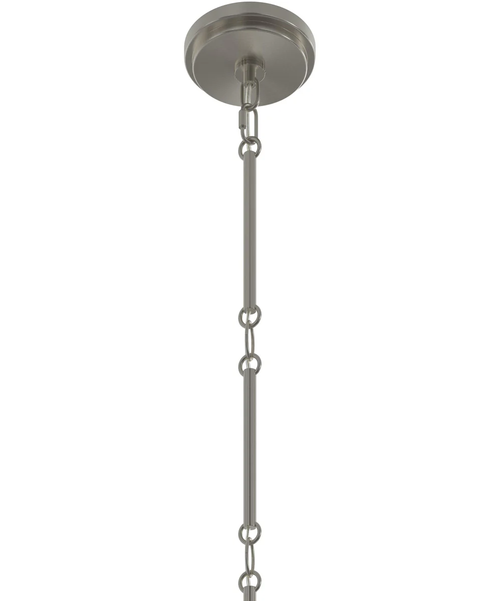 Pilar Two-Tier 9-Light Chandelier Brushed Nickel - Image 5