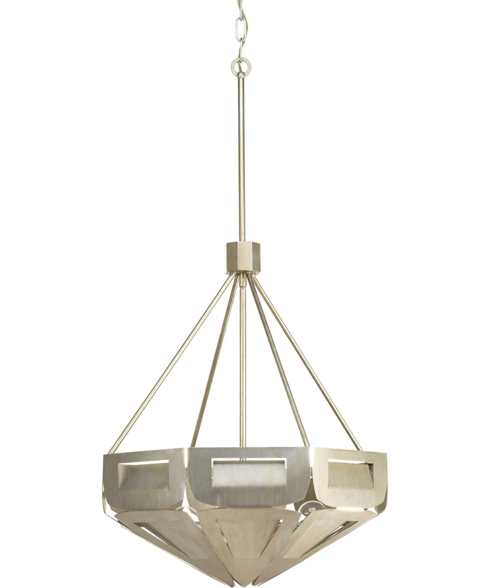 POINT DUMEĀ® byJeffrey Alan Marks for Progress Lighting Yerba Large Pendant Silver Ridge