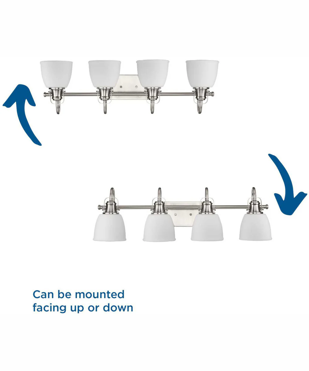 Preston 4-Light Coastal Bath Vanity Light Brushed Nickel - Image 3