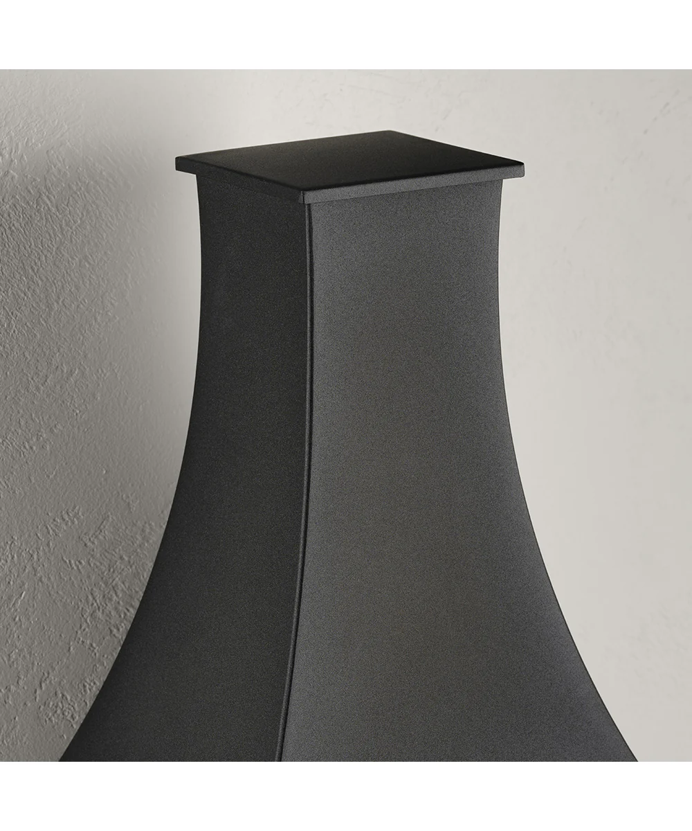 Radcliffe 2-Light Large Outdoor Wall Lantern Black - Image 7