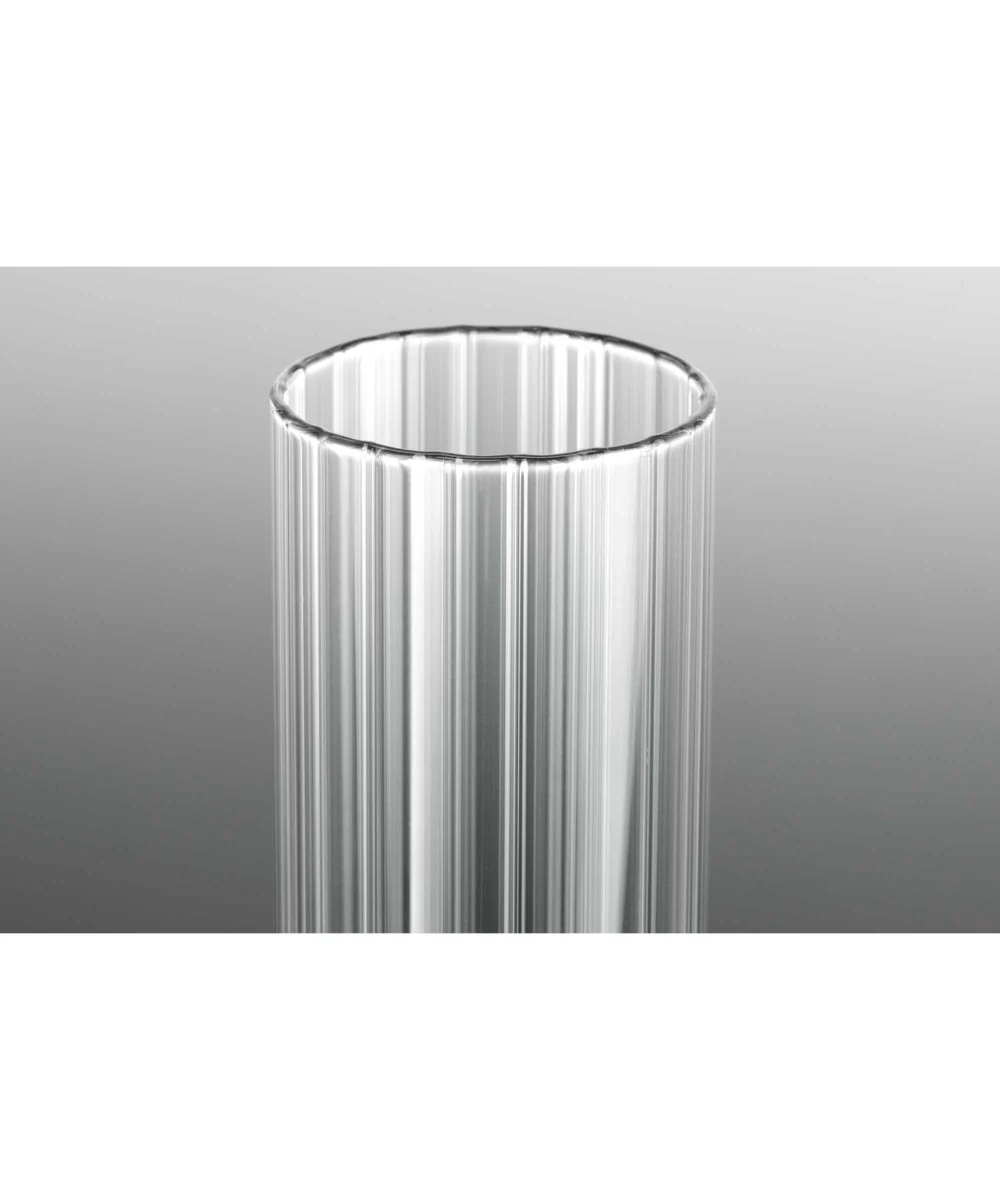 Rainey 5-Light Clear Fluted Ribbed Glass Modern Chandelier Light Brushed Nickel - Image 6