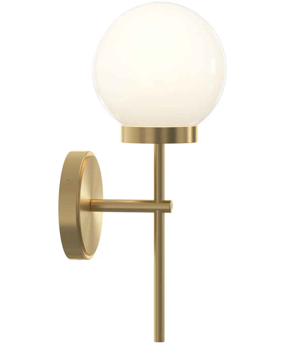 Rigsby 1-Light Wall Sconce Matte Black and Brushed Gold - Image 6