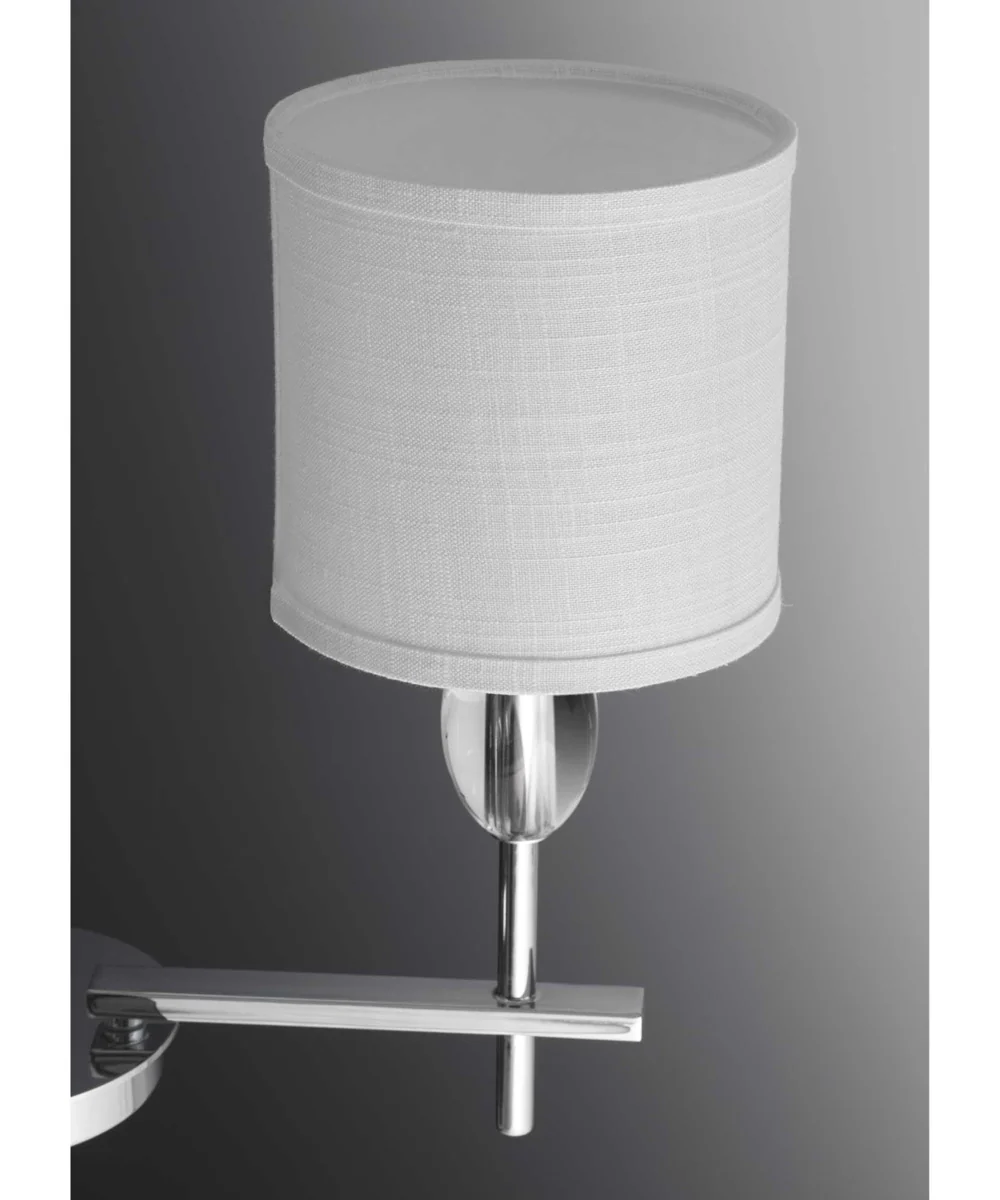 Status 13" 2-Light Flush Mount Polished Chrome - Image 2