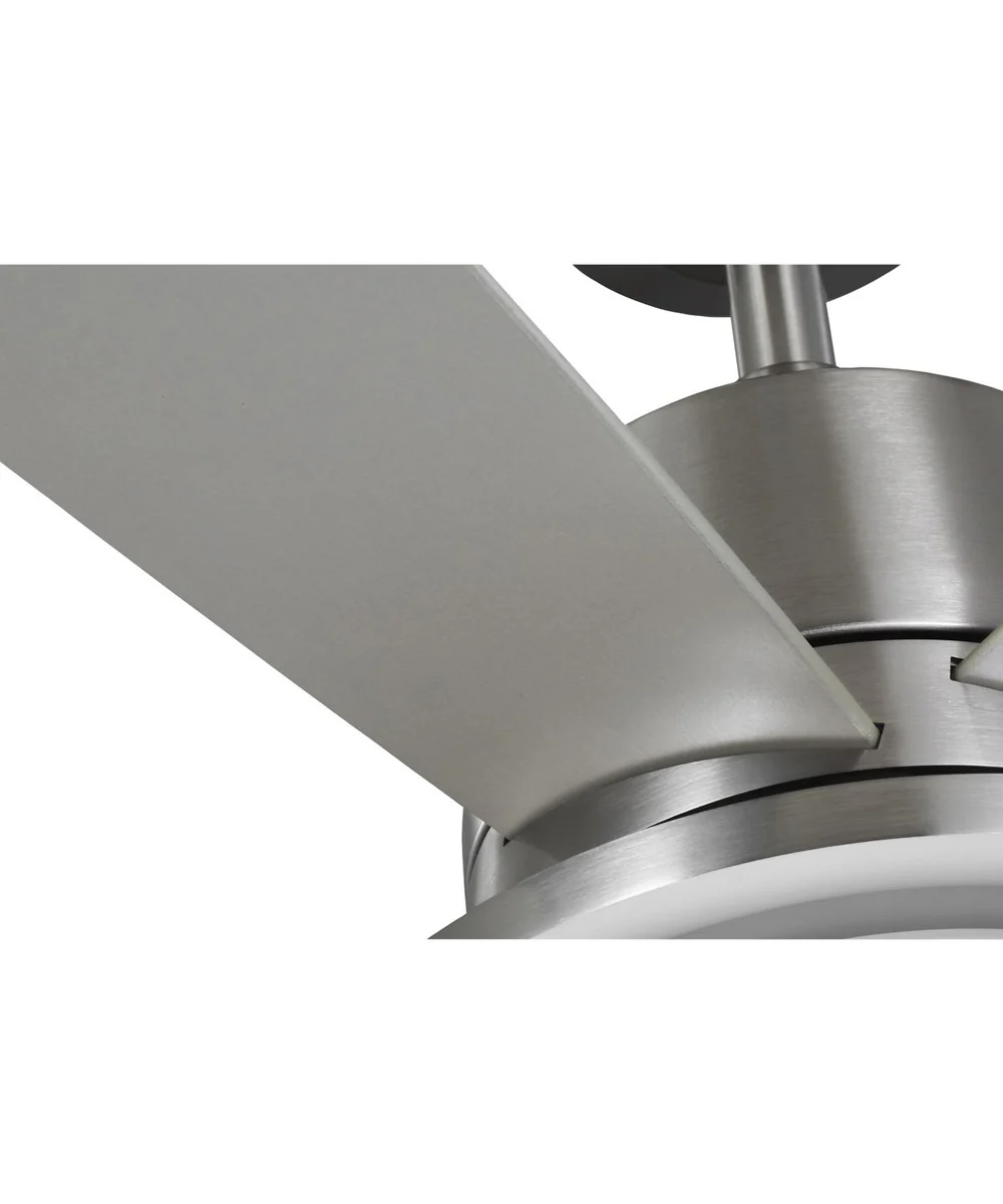Tarsus 52 in. Five -Blade Ceiling Fan with Integrated CCT-LED Light Brushed Nickel - Image 6