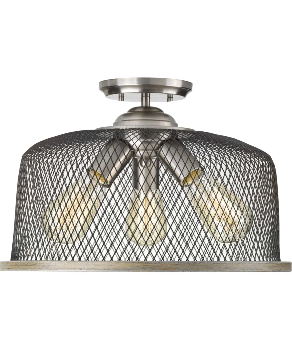 Tilley 16" Semi-Flush Brushed Nickel - Image 2