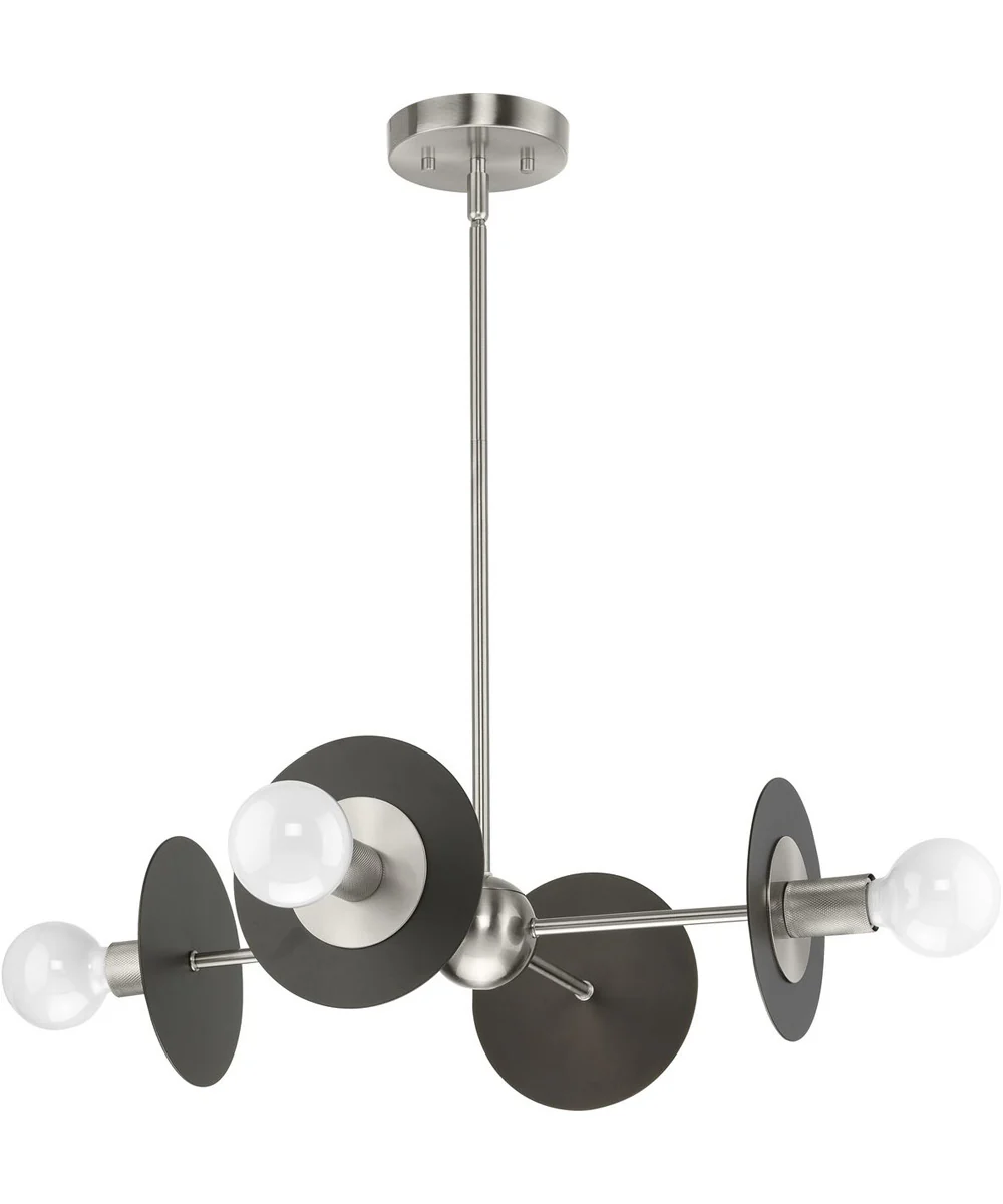 Trimble 4-Light Chandelier Brushed Nickel - Image 5