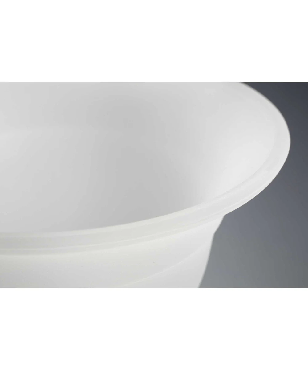 Trinity 4-Light Etched Glass Traditional Chandelier Light Brushed Nickel - Image 2