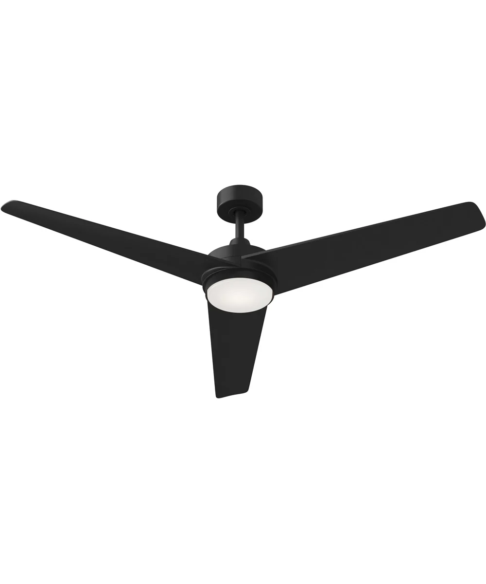 Velto 60-in. 3-Blade LED Modern Ceiling Fan Matte Black - Image 6
