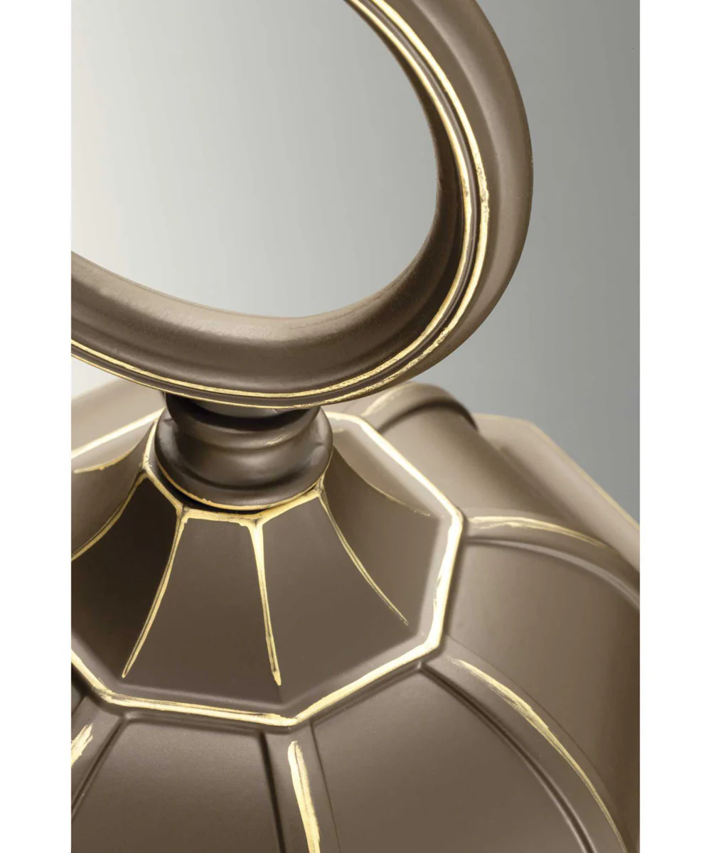 Verdae 3-Light Extra-Large Wall-Lantern Antique Bronze - Image 2
