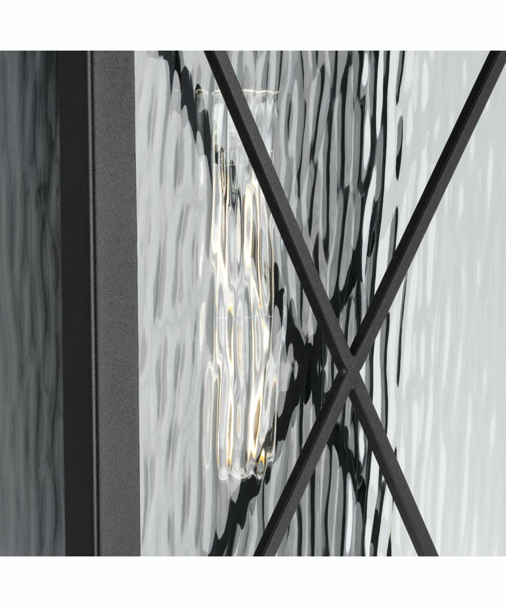 Wakeford 1-Light Transitional Outdoor Medium Wall Lantern Textured Black - Image 10