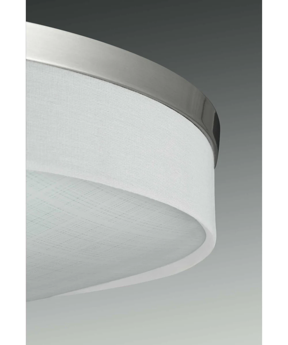 Weaver LED 2-Light LED 16" Flush Mount Brushed Nickel - Image 2